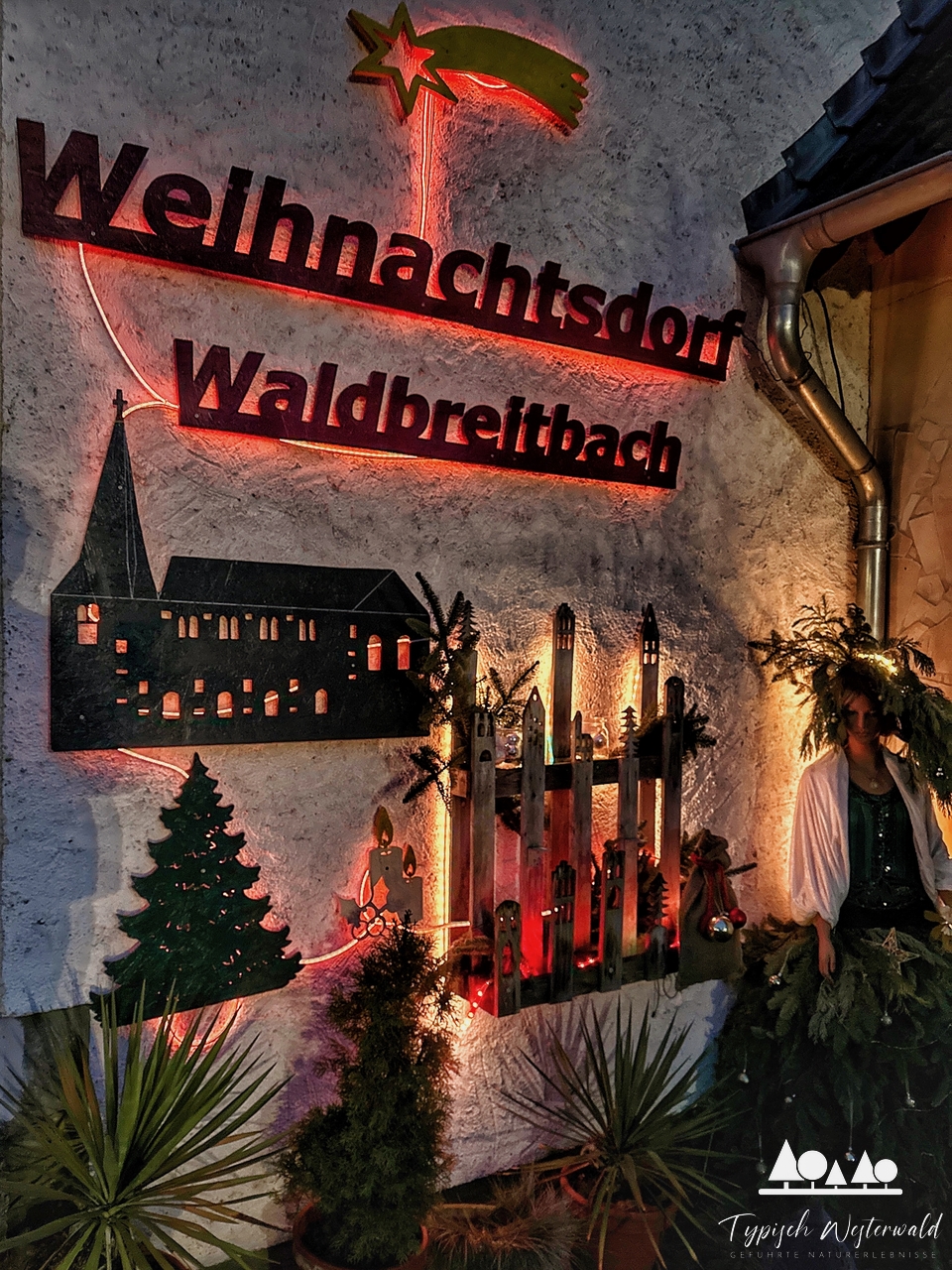 Weihnachtszauber im Wiedtal – Unsere Abendwanderung durch das Weihnachtsdorf Waldbreitbach