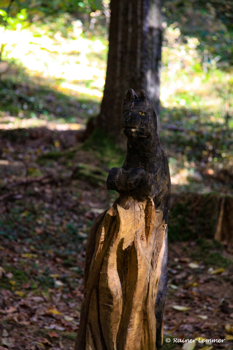 Holzskulptur Wäller-Traumtour Eisenbachtal