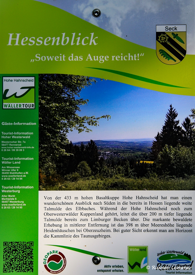 Infotafel Hessenblick