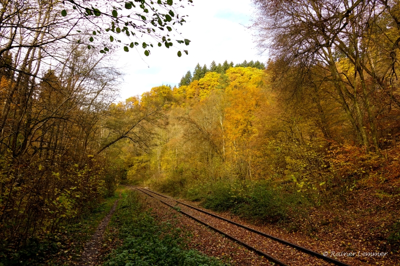 Die alte Brexbach Bahntrasse