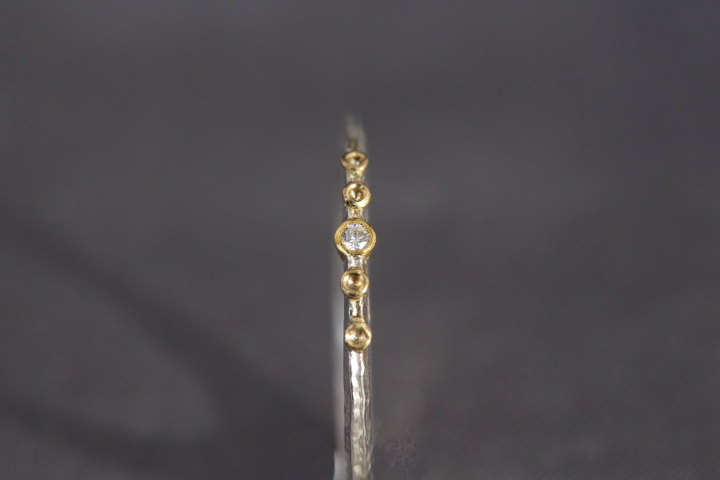 Brillant, 900er Waschgold, 935er Silber
