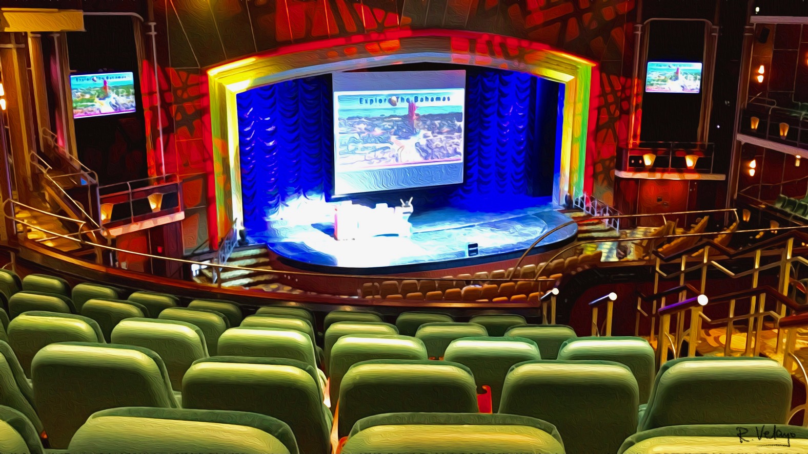 "ROYAL THEATER IN ROYAL CARIBBEAN’S NAVIGATOR OF THE SEAS" [Created: 6/01/2021]