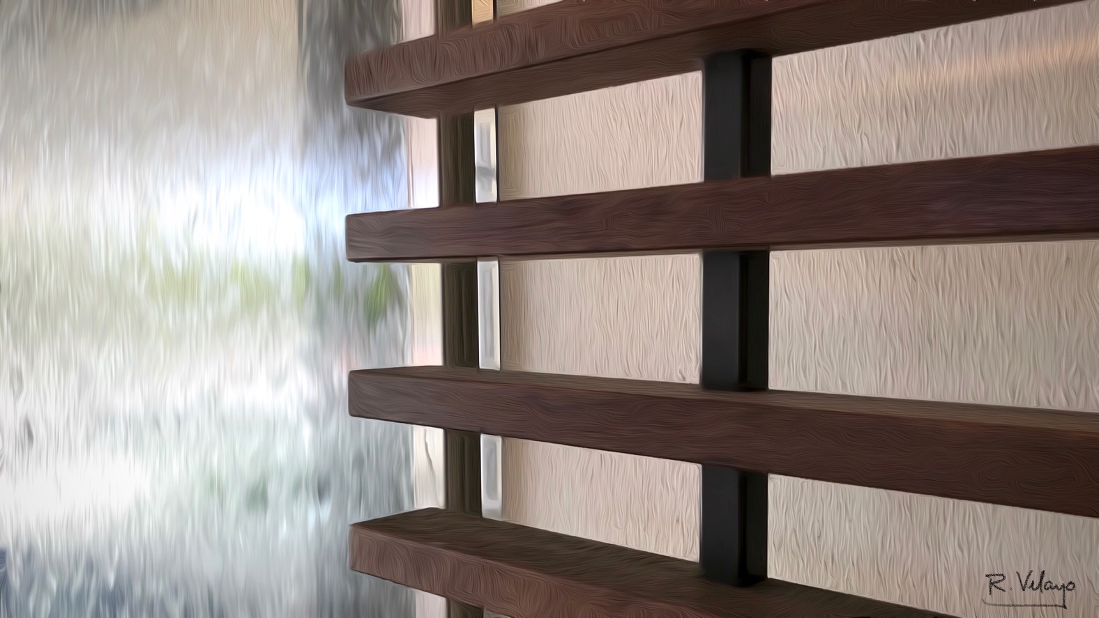 "ZEN WATER AND WOOD WALL DECOR" [Created: 9/04/2021]