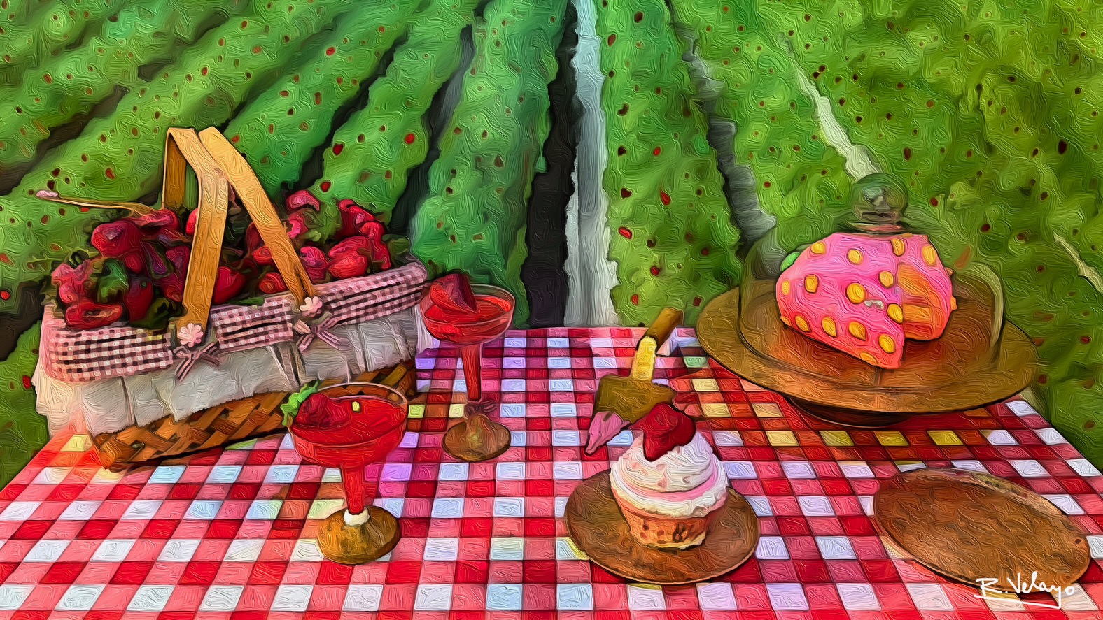 "STRAWBERRY HARVEST TABLE" [Created: 6/24/2023]