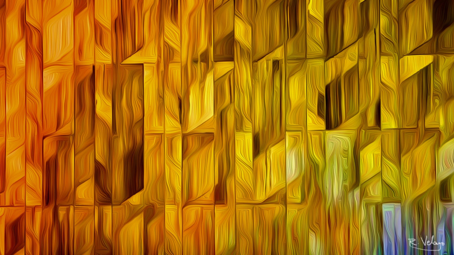 "REFLECTIONS OF WAVES AND COLORS ON A GRID" [Created: 4/30/2021]