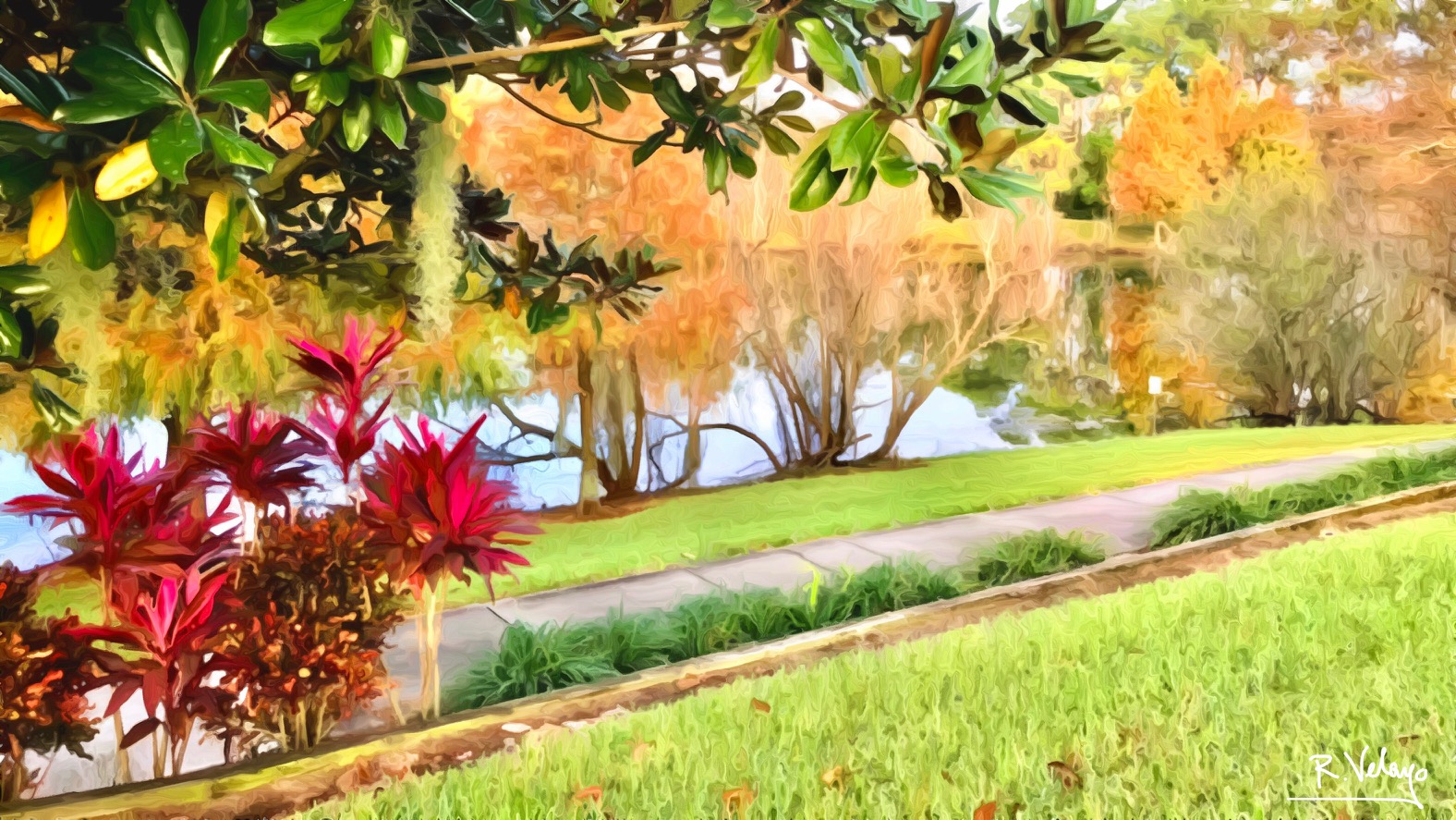 "NATURE TRAIL PATH BY THE POND AT BAHAMA BAY" [Created: 4/23/2022]