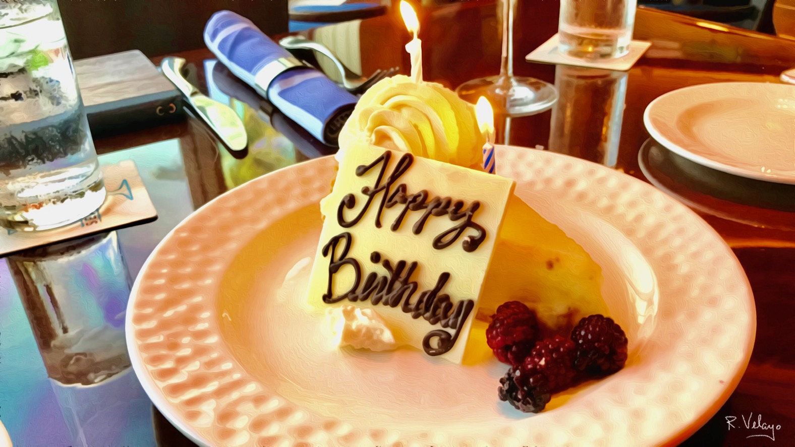 "BIRTHDAY CHEESECAKE FOR MERCEDES (8/21/18)" [Created: 10/11/2021]