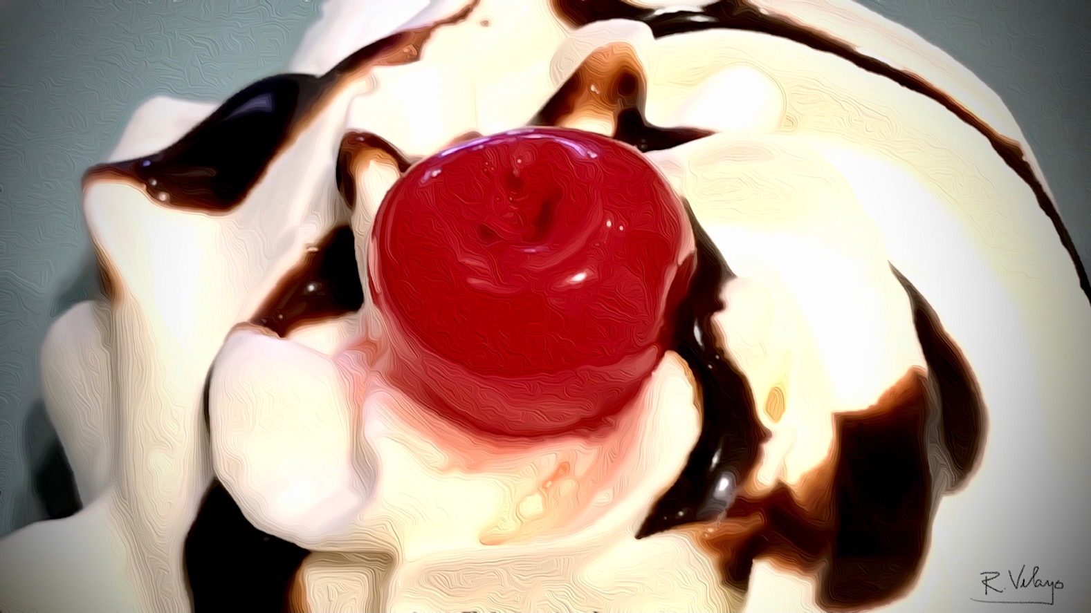 "WHIP CREAM, CHOCOLATE SYRUP, AND CHERRY TO TOP" [Created: 9/02/2021]