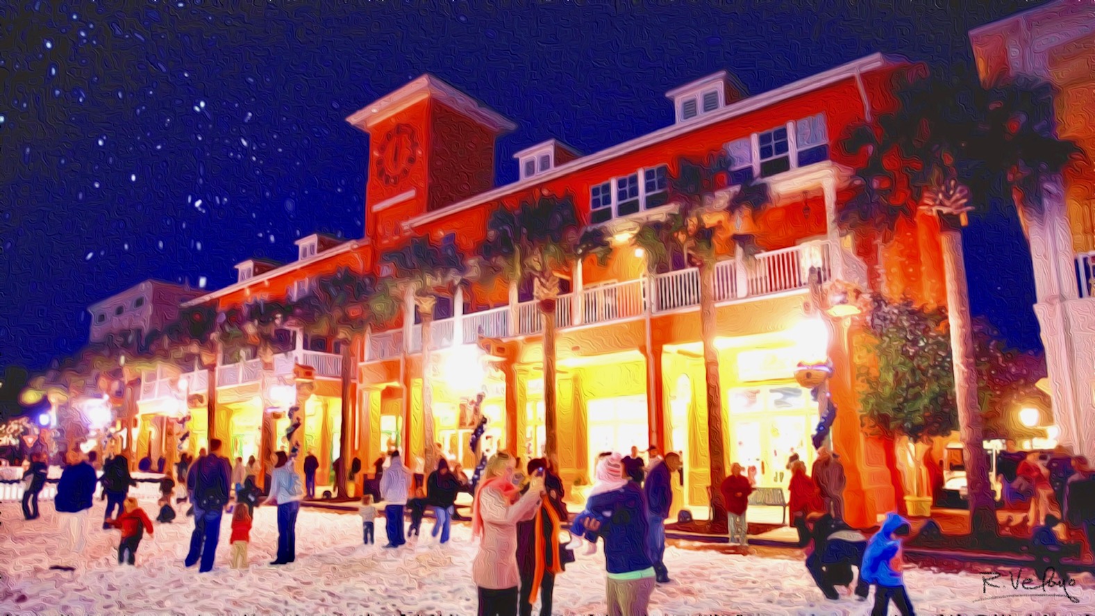 "A NIGHT IN DECEMBER AT CELEBRATION TOWN CENTER" [Created: 2/10/2021]