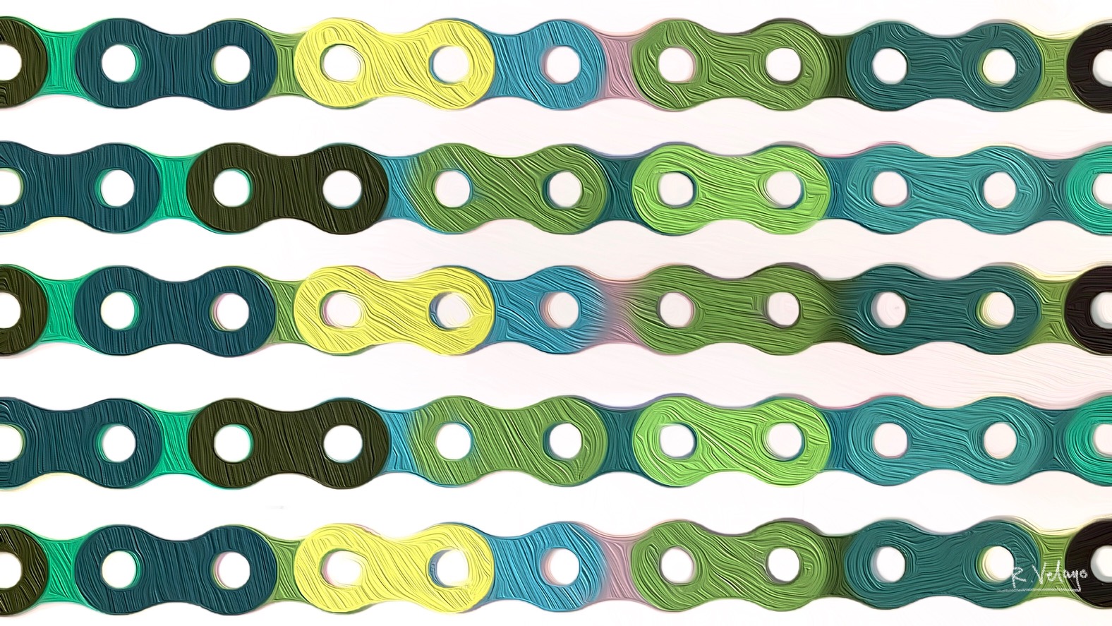 "BIKE CHAINS IN A VARIOUS COLORS" [Created: 6/11/2021]