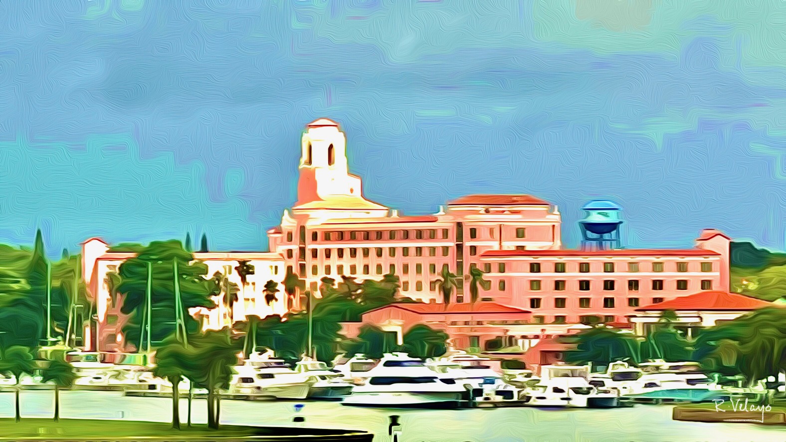 "VIEW OF THE VINOY FROM ST. PETE PIER" [Created: 7/26/2022]