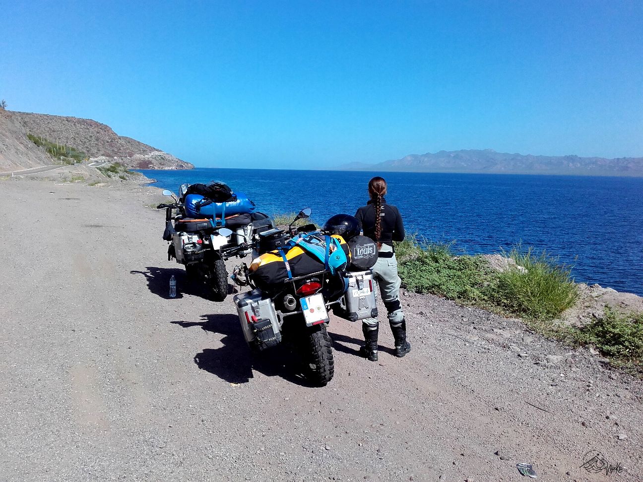 Driving along the coast to Mulegé