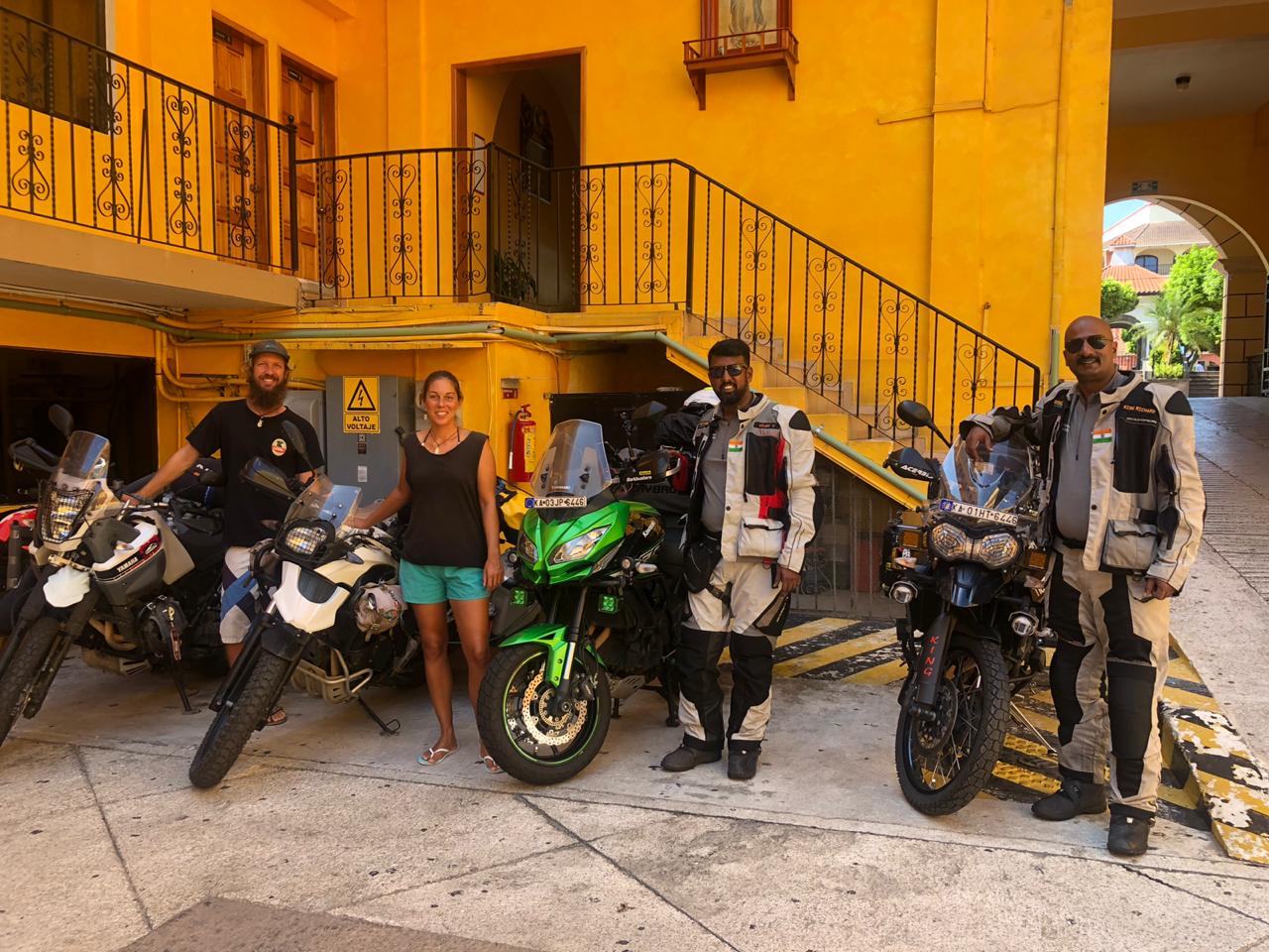 Meeting mototravelers from India