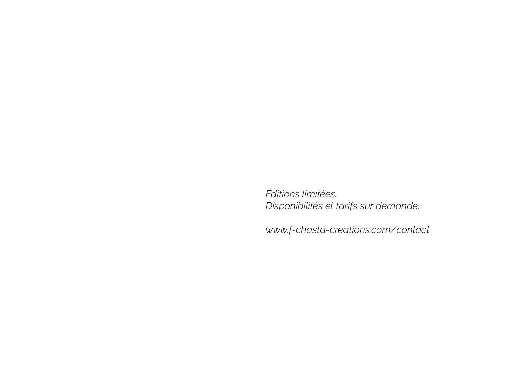 Calligraphik - Oeuvre noir et blanc. Tirage Fine Art en édition limitée, Franck Chastanier