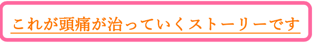 これが頭痛が治っていくストーリーです。