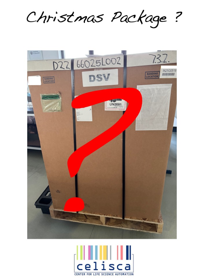 A big Christmas present has arrived ...