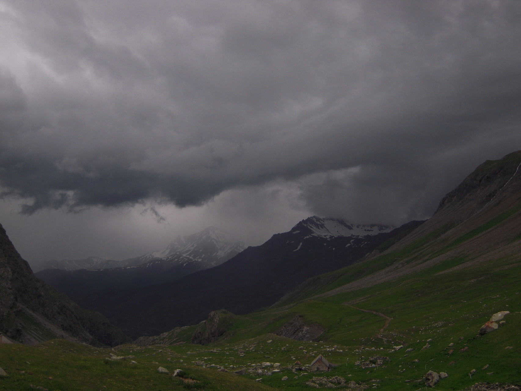 Orage au dessus du Goléon!