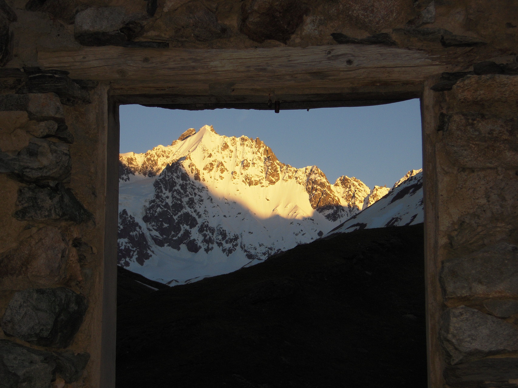 Le Pic des Agneaux depuis la Ruine "Hyppolite Muller"