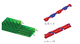 Structural models gels crossed fibers