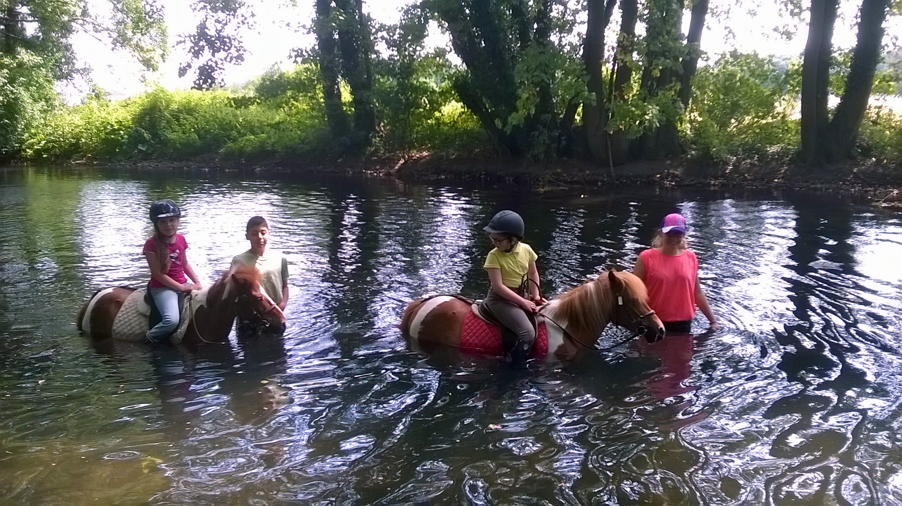 La rivière, accessible pour tous les âges et tous les niveaux