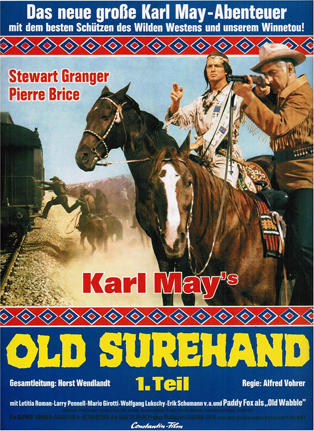 "Old Shurehand 1.Teil - 1965- in 4K-UHD, remastered, 200% Upscale, 3840x2160 Px.  1962 - 1966."Winnetou Collection.