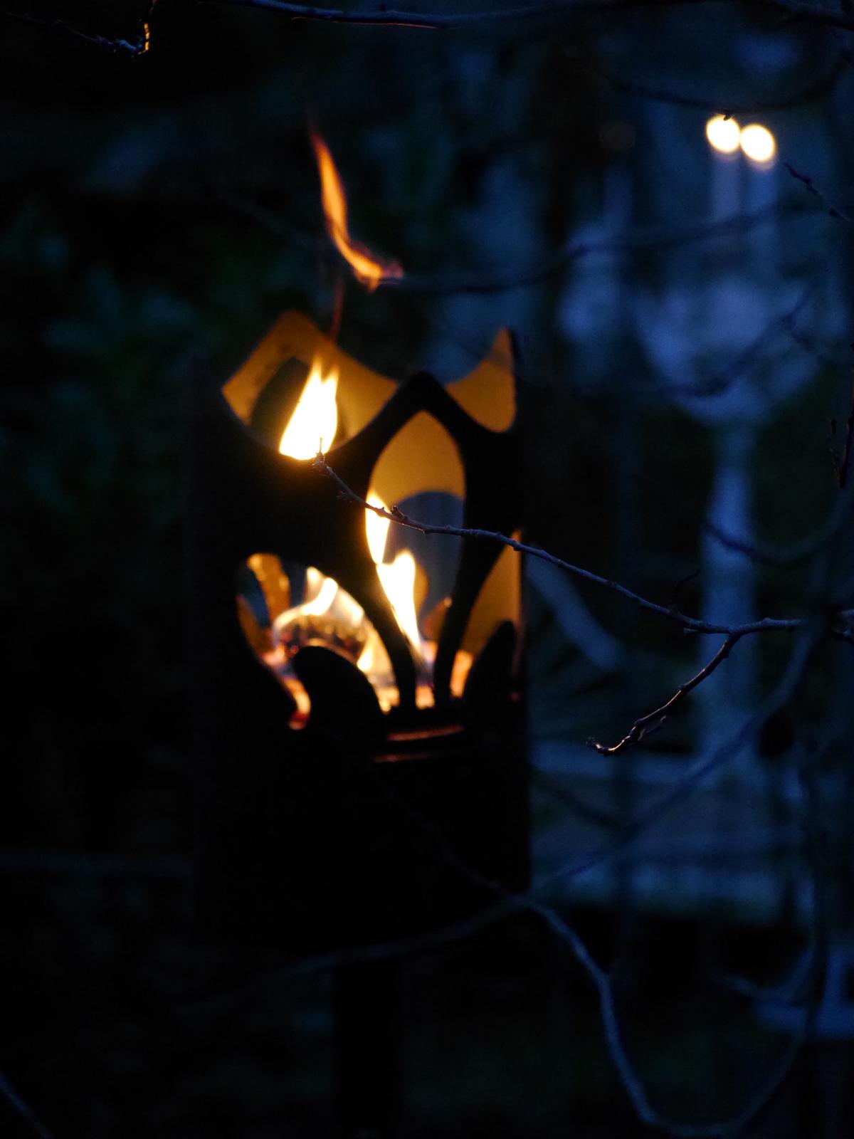 Bilder vom Weihnachtsmarkt in unserem Garten - papierundspitze.de