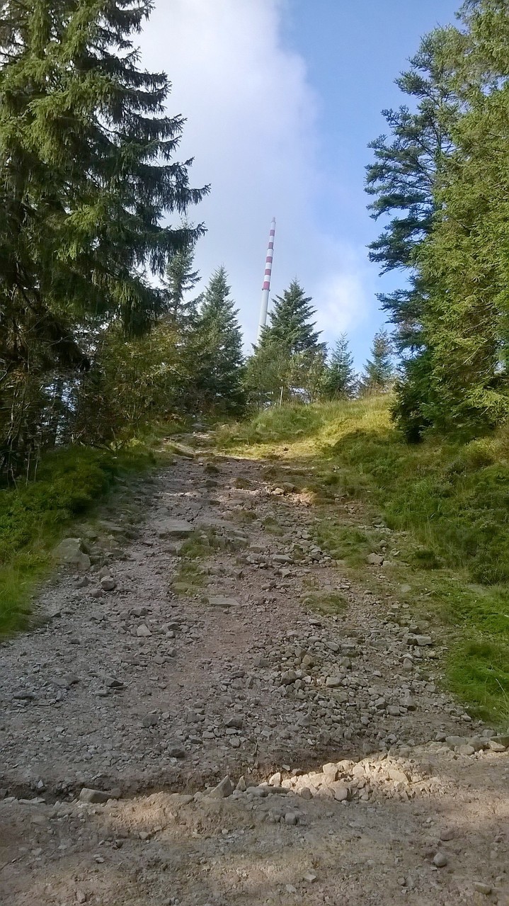 Bergauf