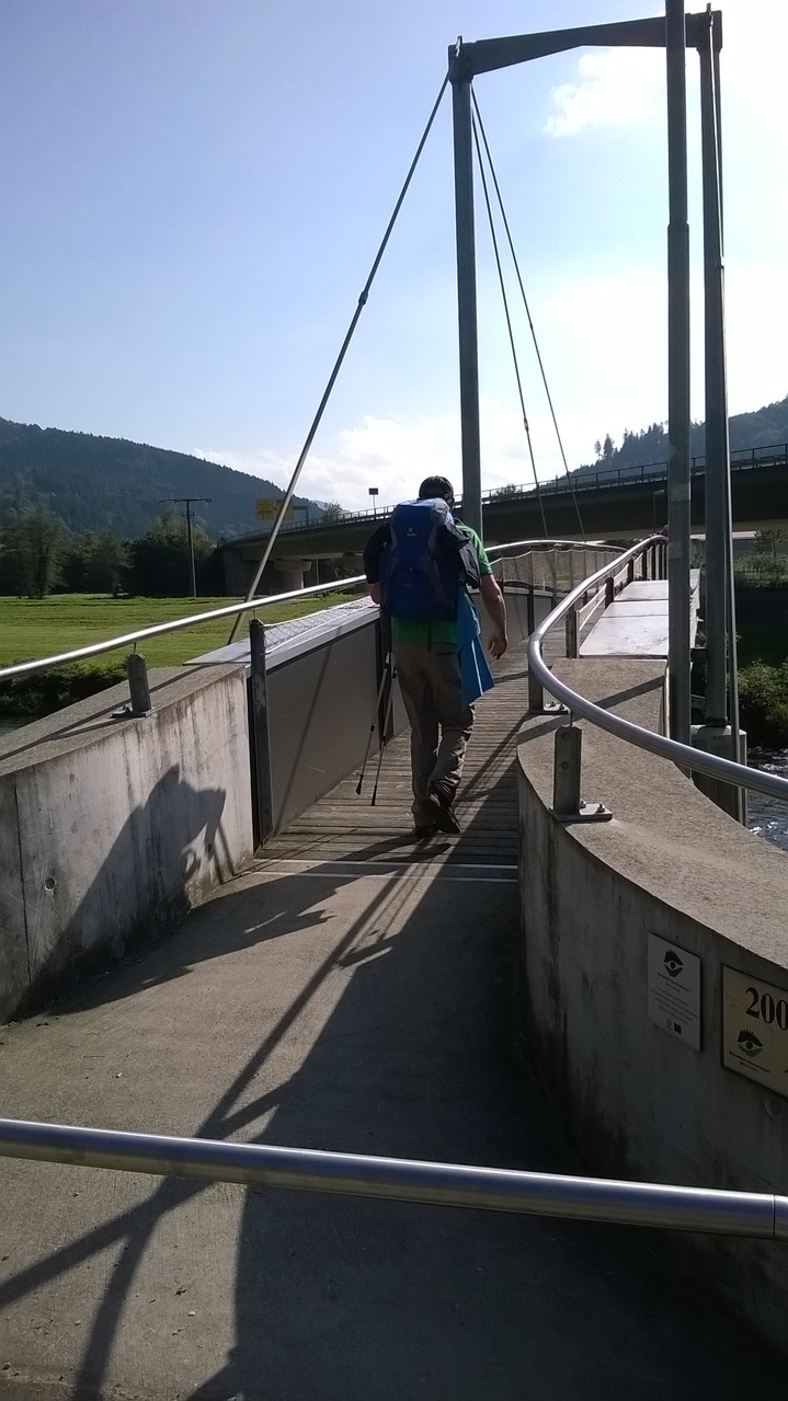 Die Brücke über die Kinzig