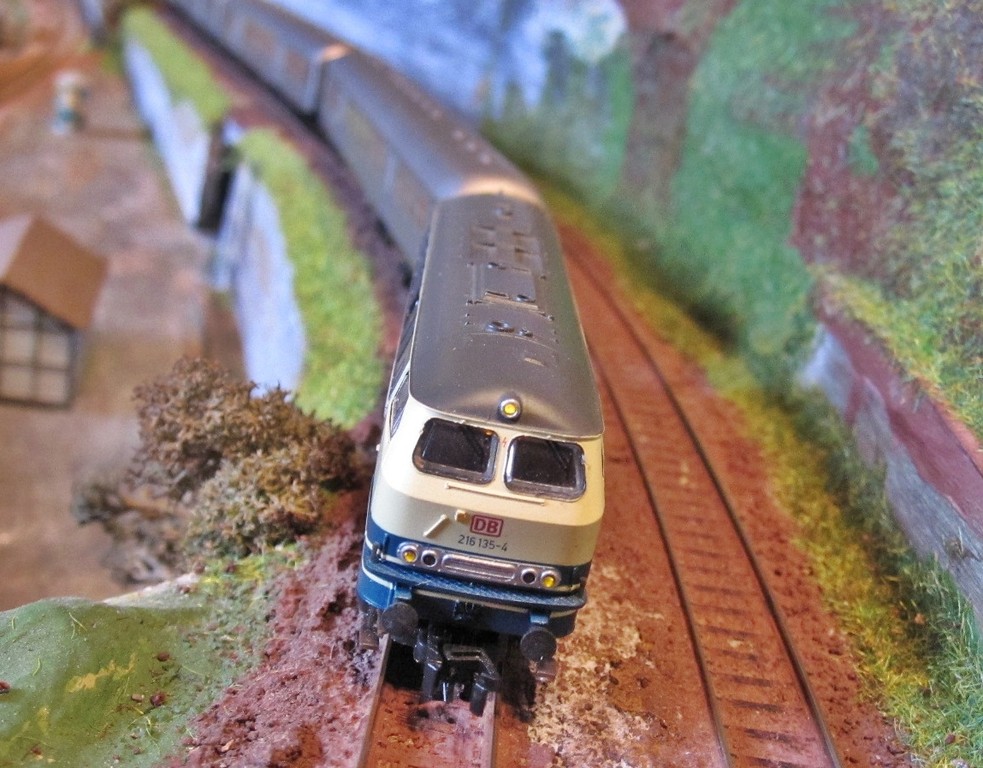 Die 216 mit Silberlingen