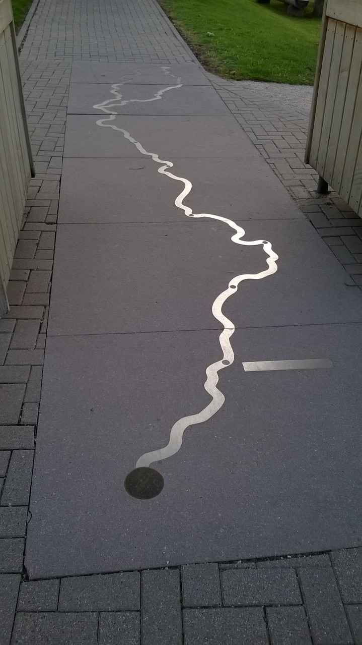 Der Westweg, aufgezeichnet im Sonnentor