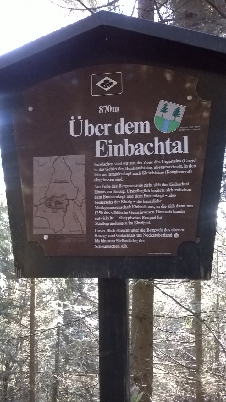 Blick auf das Einbachtal