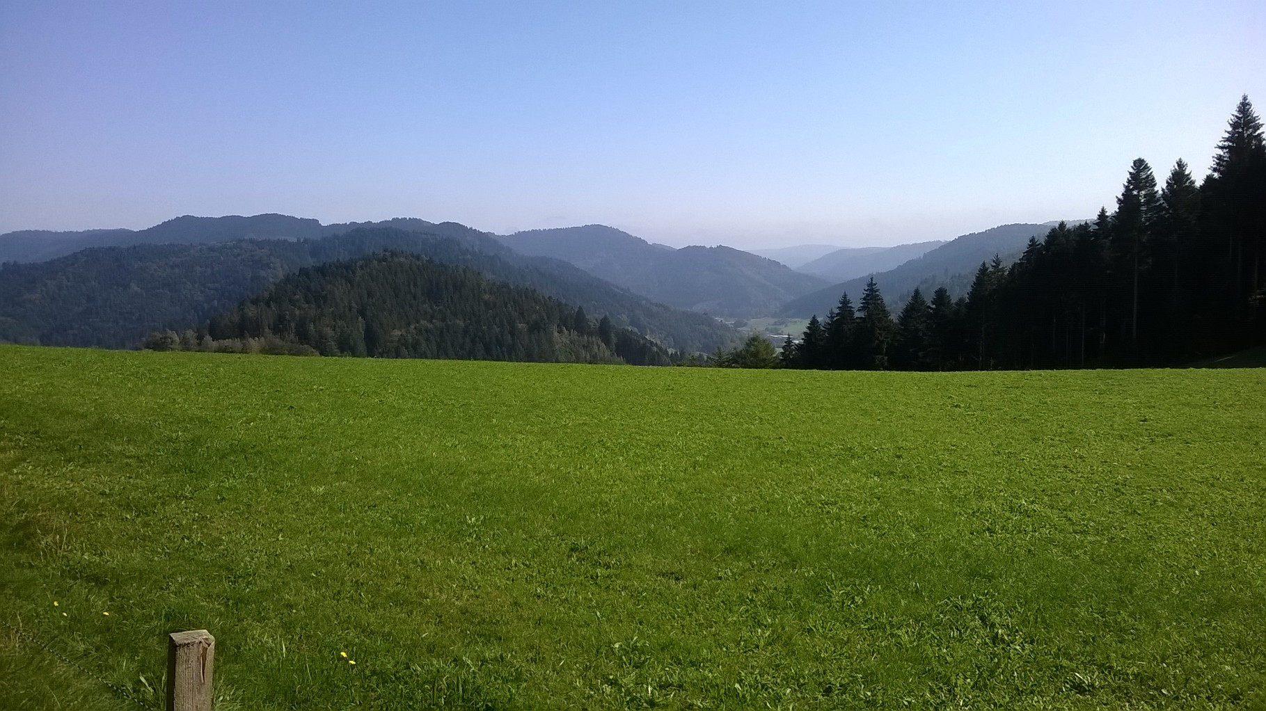 Richtung Spitzfelsen