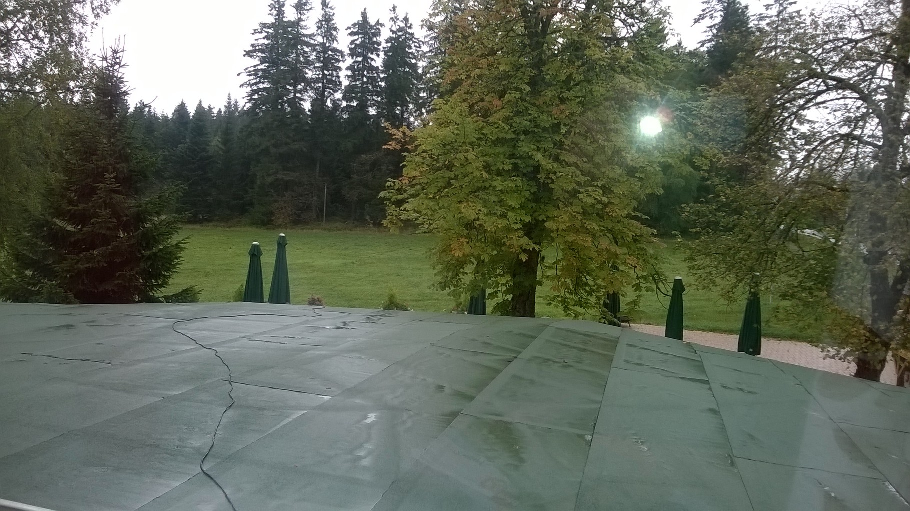 am Morgen kam der Regen