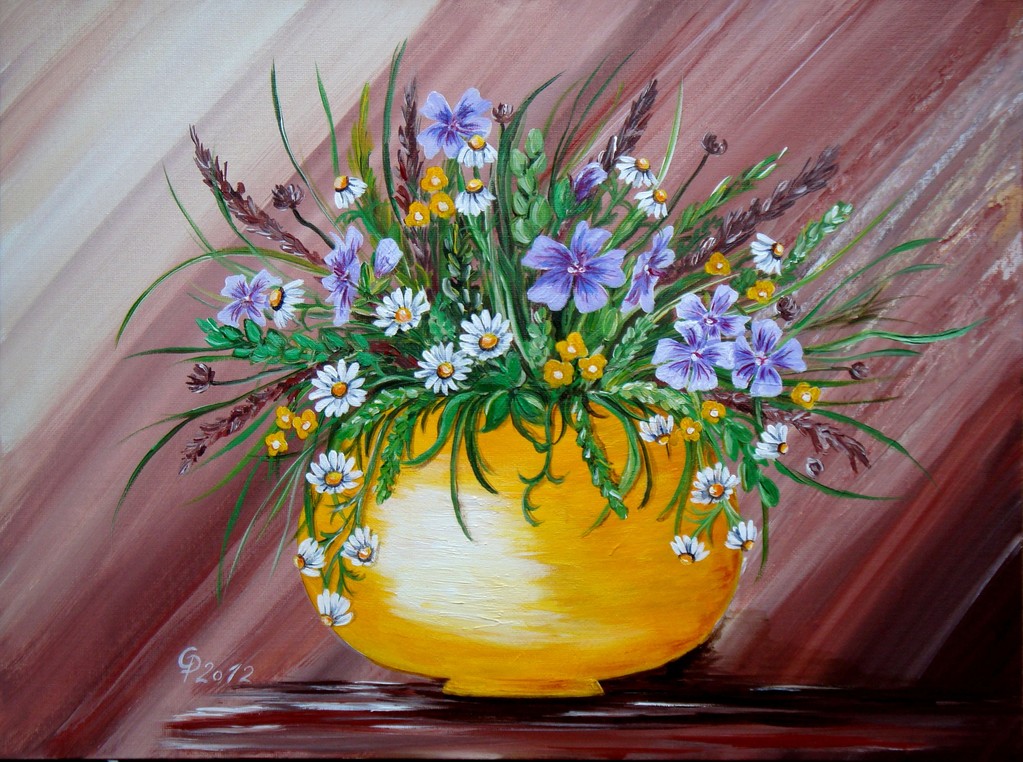 Blumenmotive 3 - christineposer-malereis Jimdo-Page!