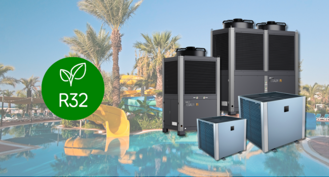 Pompe di calore per piscine di grandi dimensioni ecologiche