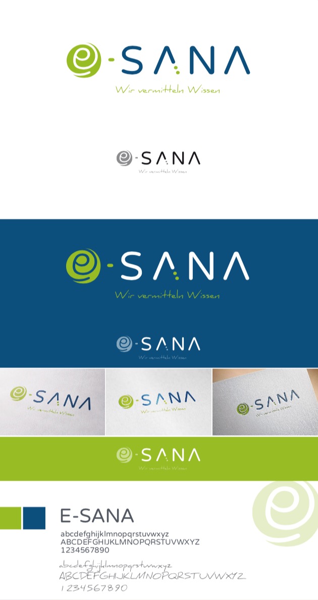 e sana - Logogestaltung