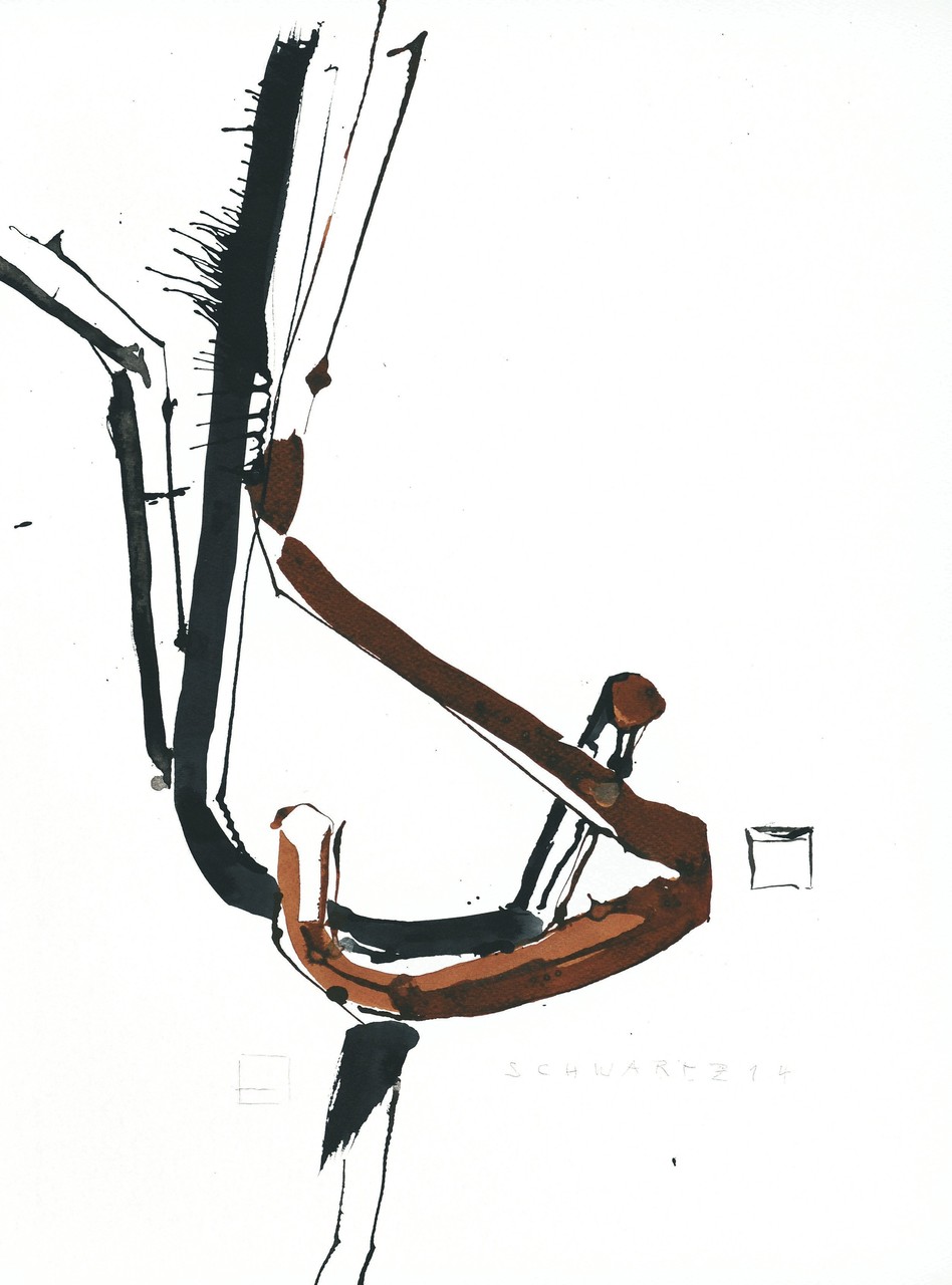 Chinoiserie | 2014 | 56 x 42 cm | Tusche auf Papier