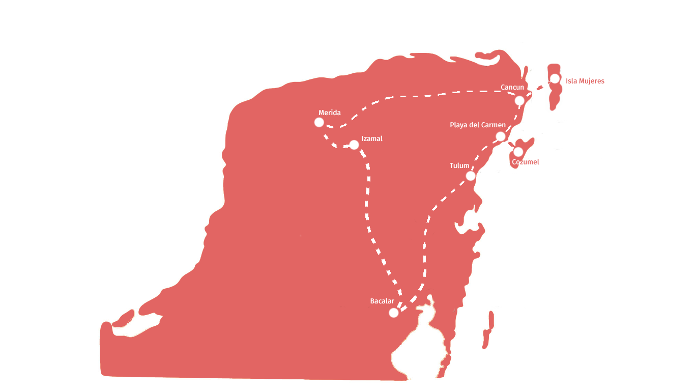 Reisroutes: Ontdek Yucatán