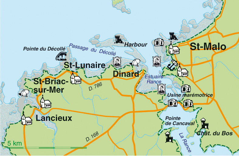 Création carte touristique / Édition : Les Créations du Pélican © recreacom.fr - Studio de création Christophe Houlès