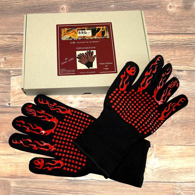 Grillhandschuh Flame Edition, Aramid, feuerfest, hitzebeständig