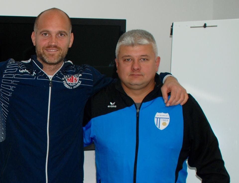 Sergej Petrovic in Münchner Fußballschule SV Schwechat