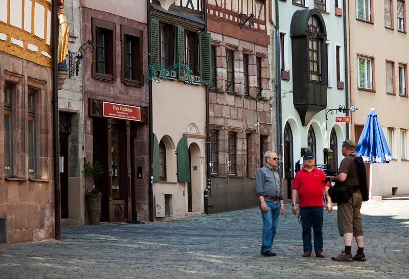 Altstadtfassaden in der Weißgerbergasse