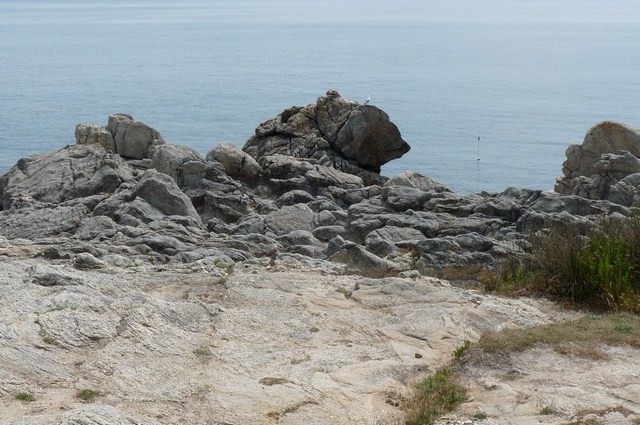 La Côte sauvage , le rocher de l'Ours, Le Croisic (Loire-Atlantique) 1er juillet 2010