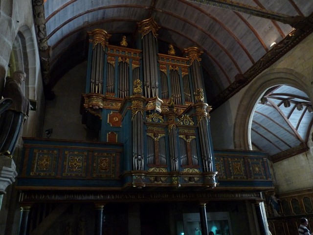 Les orgues de l'église St Germain, Pleyben (Finistère) 1er septembre 2013)