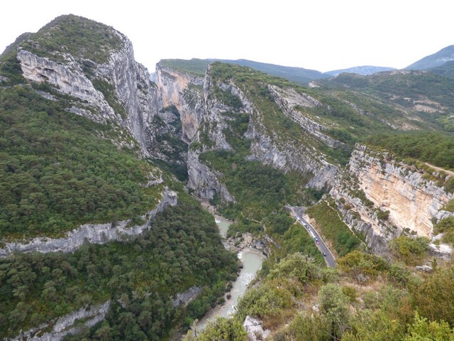 Le point sublime aux gorges du Verdon, Rougon (Alpes de Haute Provence) 16 septembre 2016