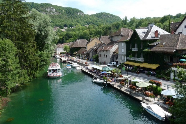 Le canal de Savières, Chanaz (Savoie) 11 août 2010