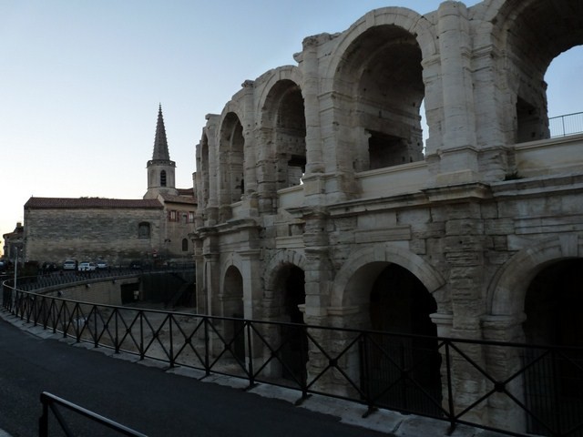Les arènes - amphithéâtre romain, Arles (Bouches-du-Rhône) 14 novembre 2013