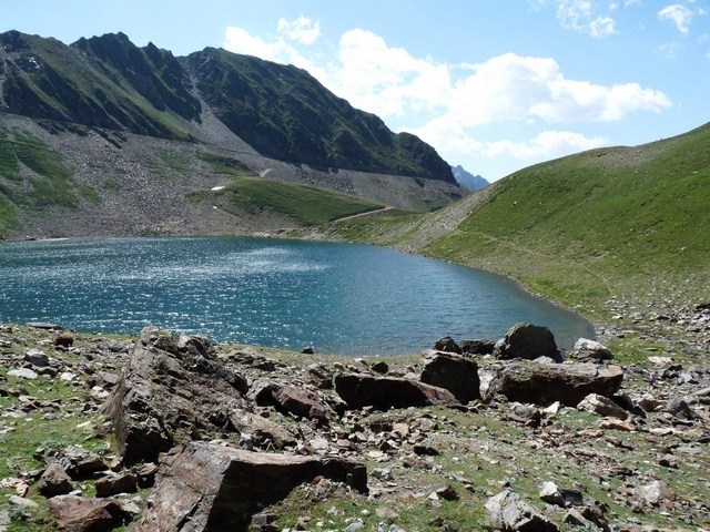 Le lac d'Oncet, Sers (Hautes Pyrénées) 1 août 2009