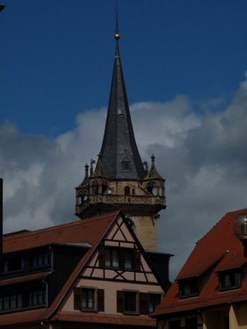 La tour de la chapelle de la Vierge, Obernai (Bas-Rhin) 21 juin 2013