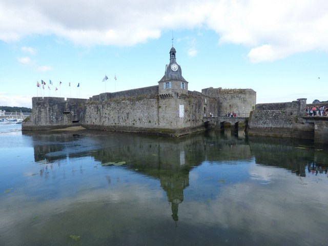 La ville close de Concarneau (Finistère) 6 août 2016